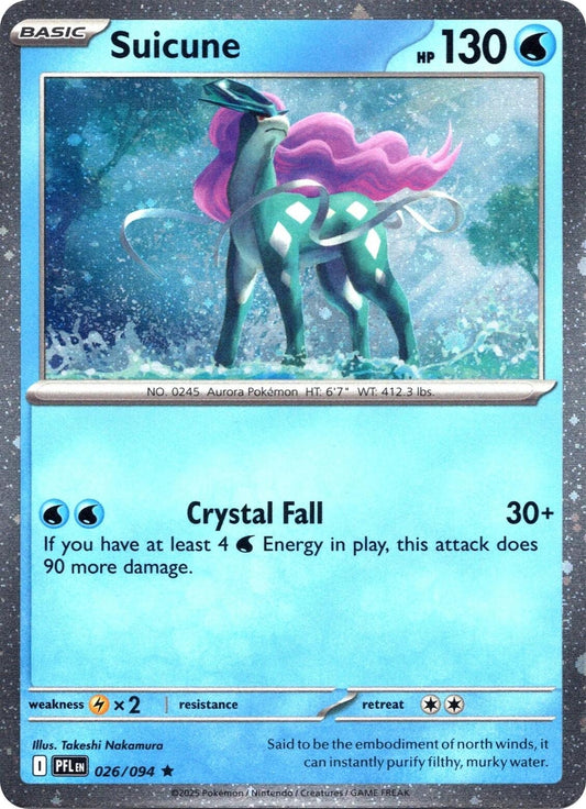 Image for Suicune (Cosmos Holo) (026/094) - Pokemon