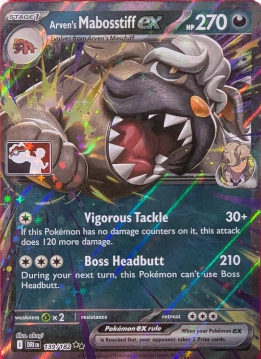 Image for Arven's Mabosstiff ex (139/182) - Pokemon