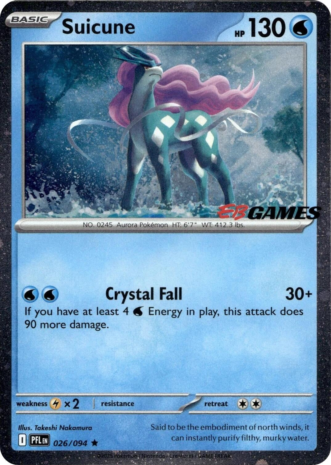 Image for Suicune (EB Games Exclusive) (026/094) - Pokemon