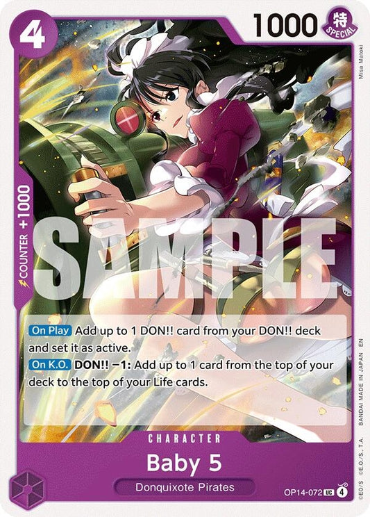 Image for Baby 5 (OP14-072) (The Azure Sea's Seven) - One Piece Card Game