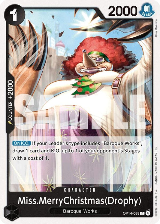 Image for Miss.MerryChristmas(Drophy) (OP14-088) (The Azure Sea's Seven) - One Piece Card Game