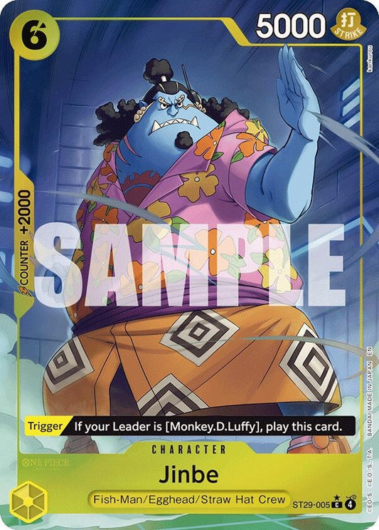 Image for Jinbe (Full Art) (ST29-005) (Starter Deck 29: Egghead) - One Piece Card Game
