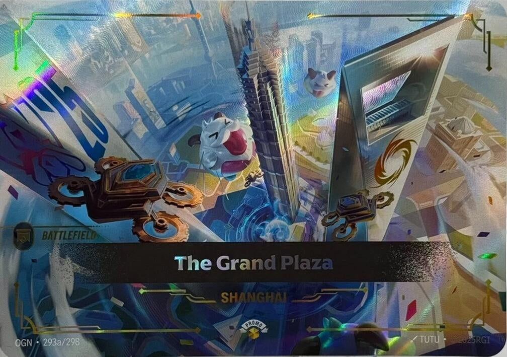 Image for The Grand Plaza (293a/298) (Riftbound Promotional Cards) (PR) - Riftbound: League of Legends Trading Card Game