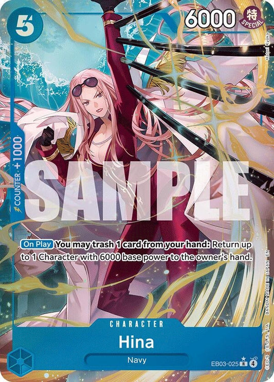 Hina (Alternate Art) (EB03-025) (Extra Booster: One Piece Heroines Edition)