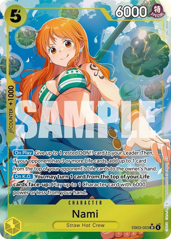 Image for Nami (053) (Alternate Art) (EB03-053) (Extra Booster: One Piece Heroines Edition) - One Piece Card Game