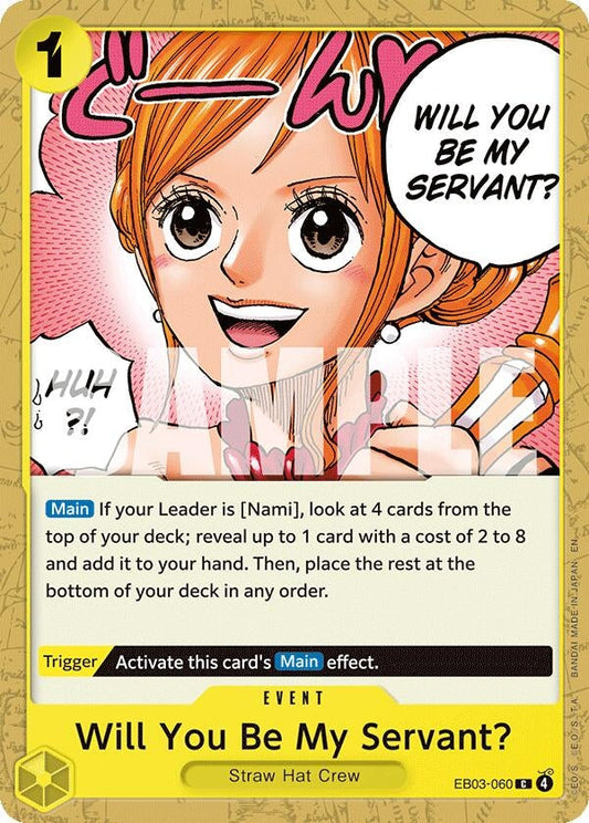 Will You Be My Servant? (EB03-060) (Extra Booster: One Piece Heroines Edition)