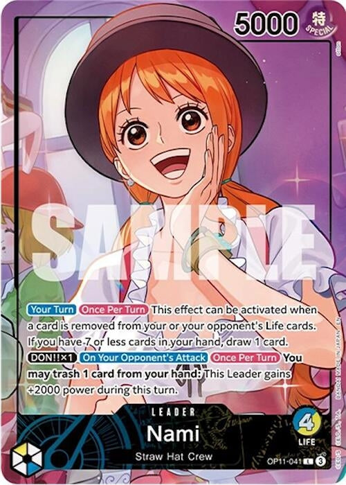 Image for Nami (Whole Cake Island Arc) (OP11-041) (One Piece Promotion Cards) - One Piece Card Game