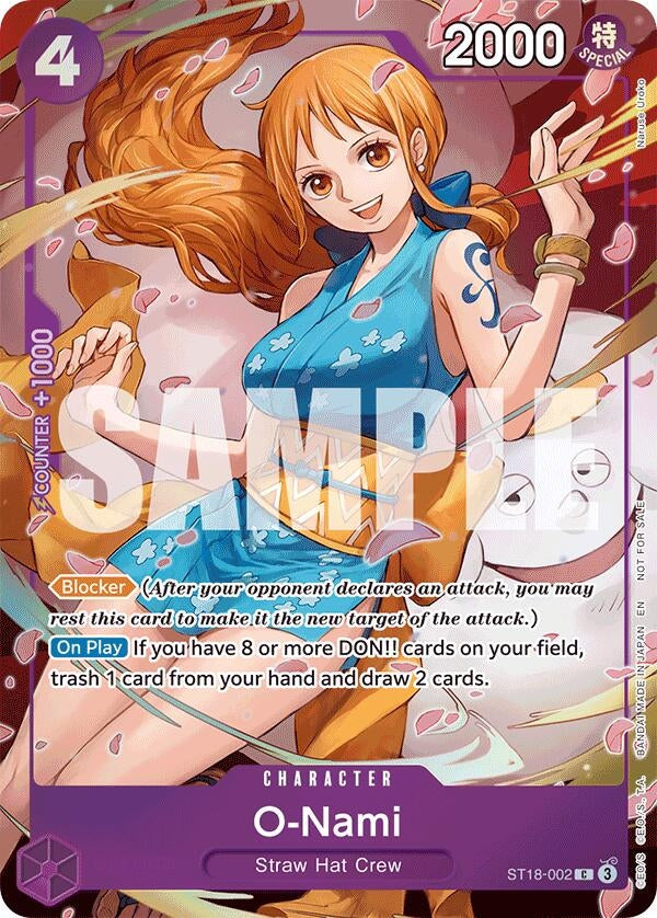 Image for O-Nami - ST18-002 (ST18-002) (Extra Booster: One Piece Heroines Edition) - One Piece Card Game