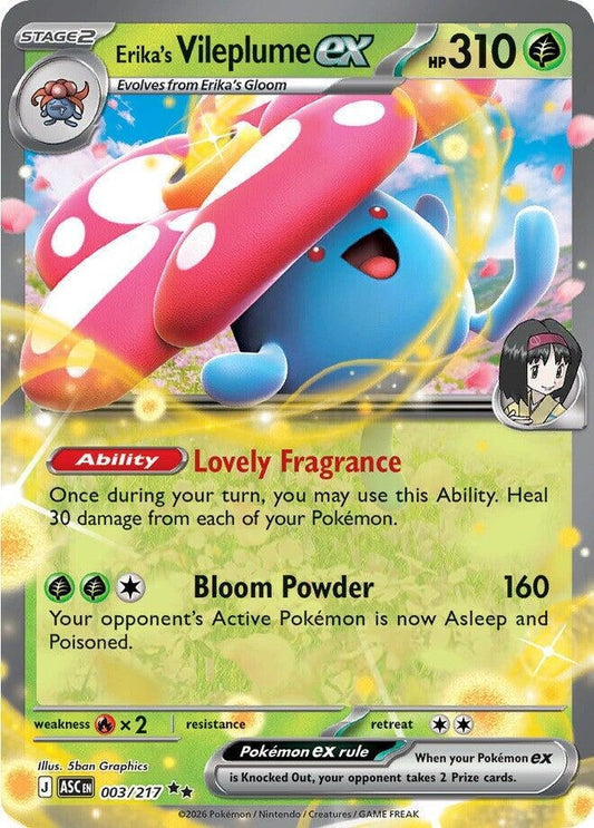Erika's Vileplume ex (003/217) (ME: Ascended Heroes)