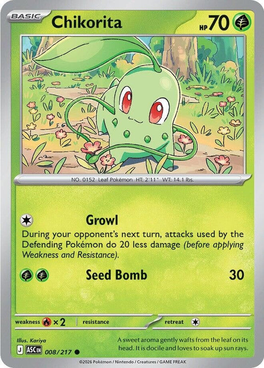 Chikorita (008/217) (ME: Ascended Heroes)