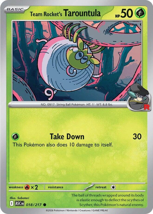 Team Rocket's Tarountula (018/217) (ME: Ascended Heroes)