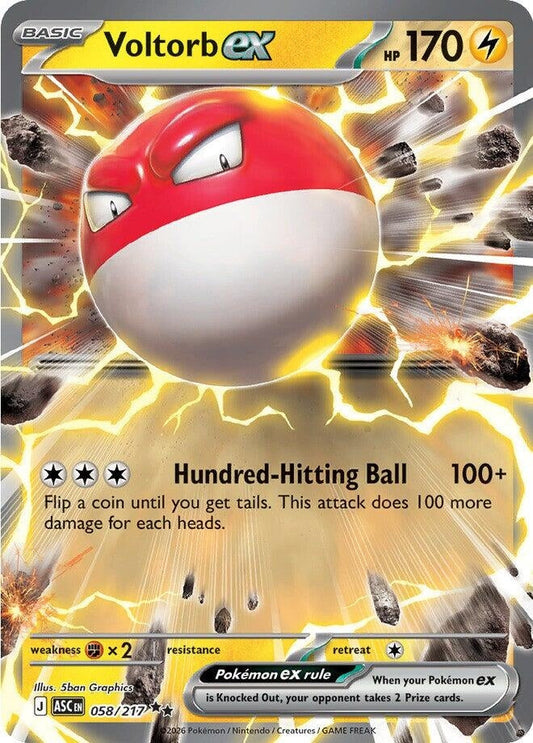 Voltorb ex (058/217) (ME: Ascended Heroes)