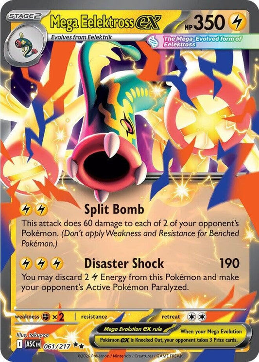 Mega Eelektross ex (061/217) (ME: Ascended Heroes)