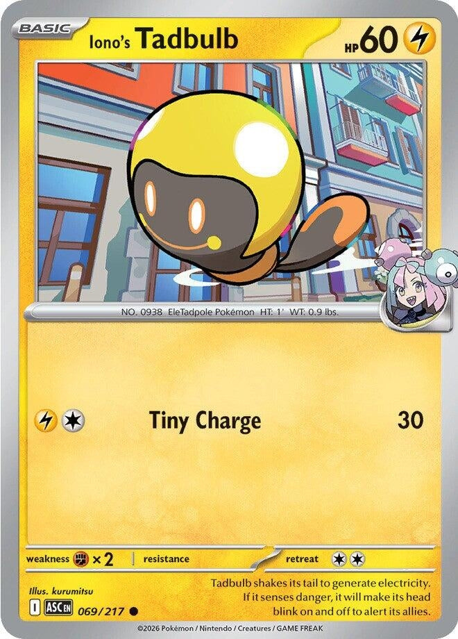 Iono's Tadbulb (069/217) (ME: Ascended Heroes)