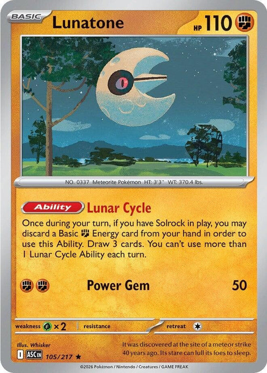 Lunatone (105/217) (ME: Ascended Heroes)