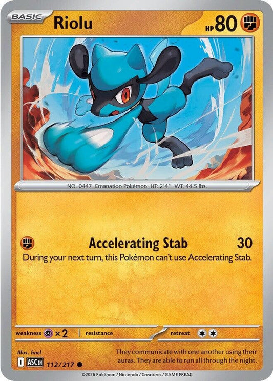 Riolu (112/217) (ME: Ascended Heroes)