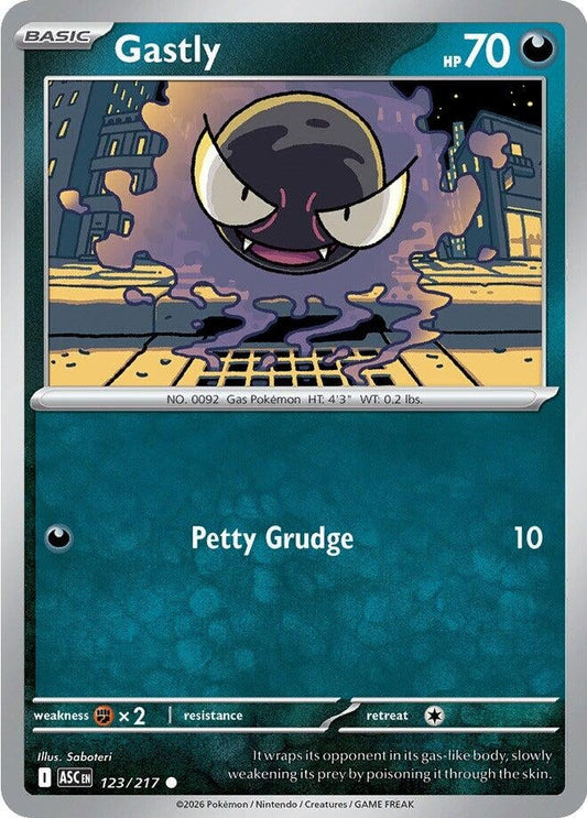 Gastly (123/217) (ME: Ascended Heroes)