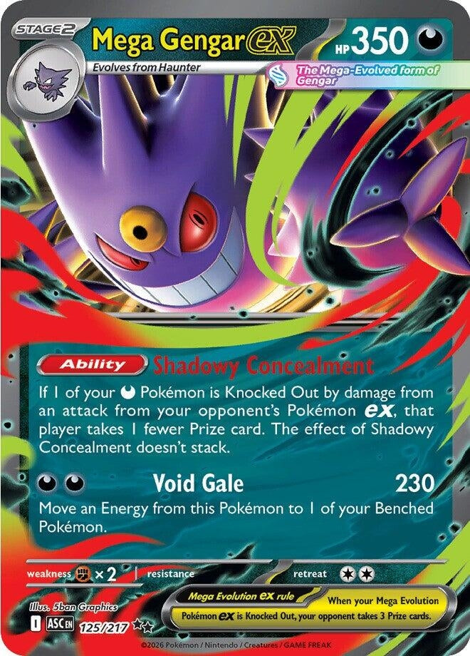 Mega Gengar ex (125/217) (ME: Ascended Heroes)