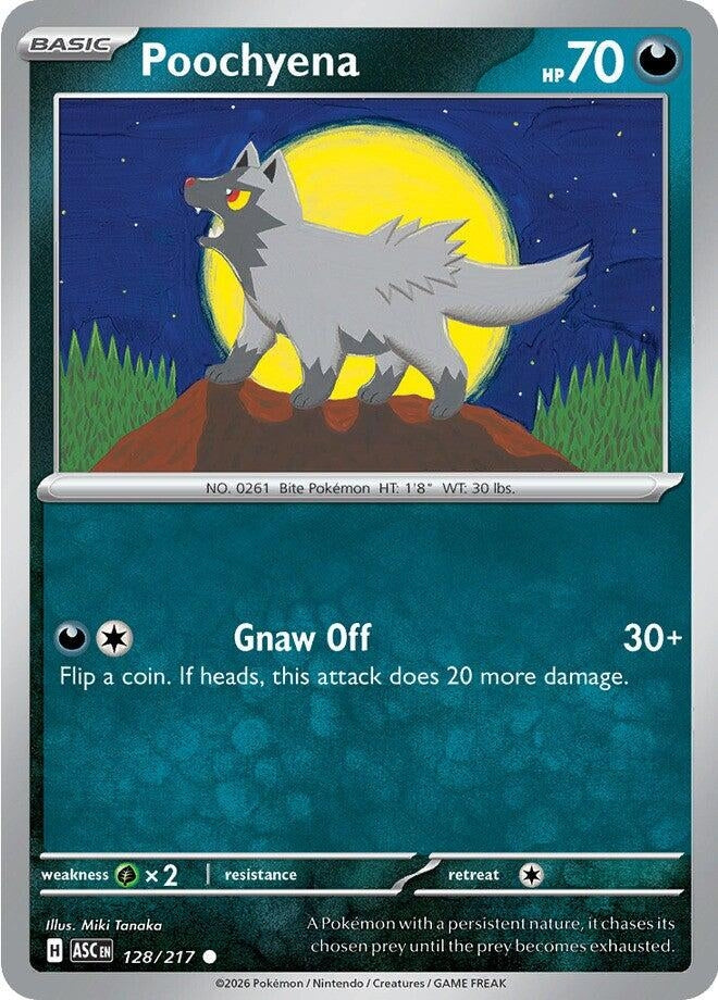 Poochyena (128/217) (ME: Ascended Heroes)