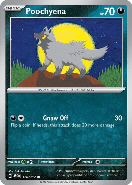 Poochyena (128/217) (ME: Ascended Heroes)