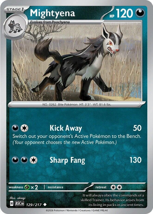 Mightyena (129/217) (ME: Ascended Heroes)