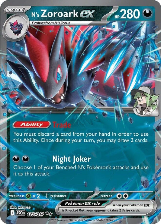 N's Zoroark ex (137/217) (ME: Ascended Heroes)