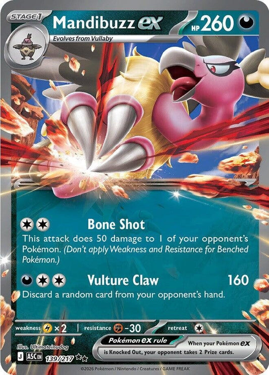 Mandibuzz ex (139/217) (ME: Ascended Heroes)