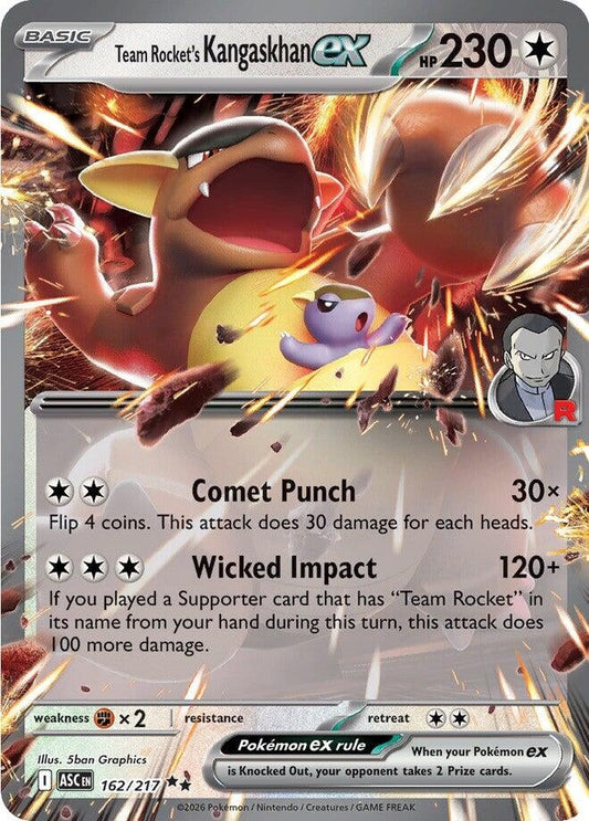Team Rocket's Kangaskhan ex (162/217) (ME: Ascended Heroes)