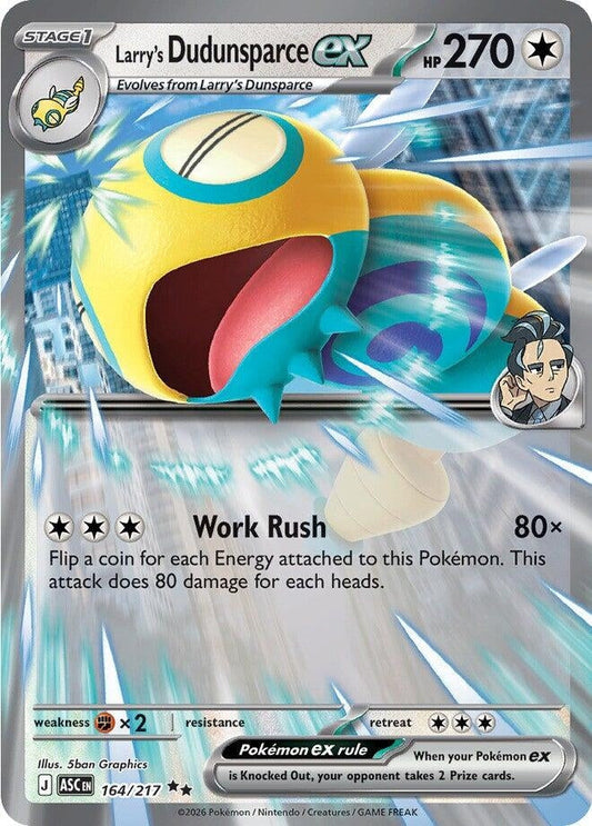Larry's Dudunsparce ex (164/217) (ME: Ascended Heroes)