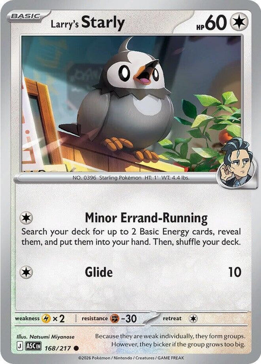 Larry's Starly (168/217) (ME: Ascended Heroes)