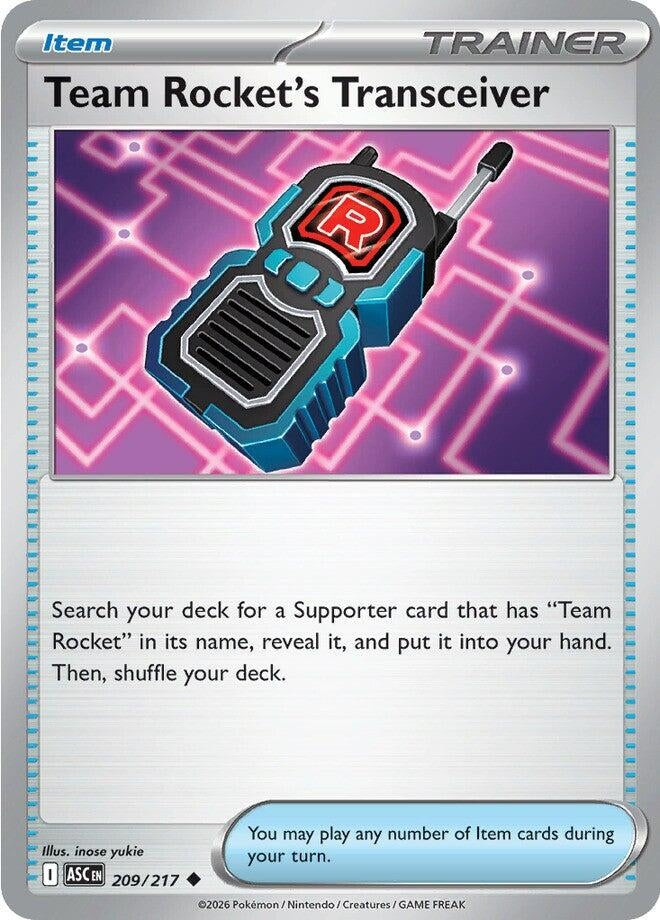 Team Rocket's Transceiver (209/217) (ME: Ascended Heroes)