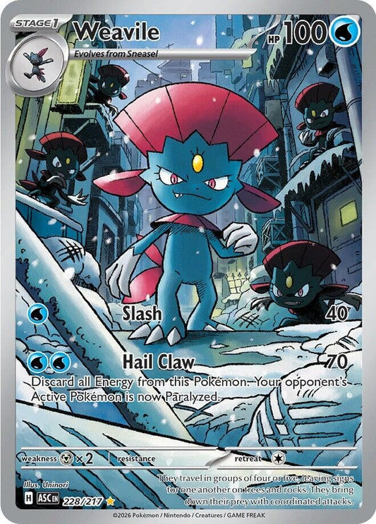 Weavile (228/217) (ME: Ascended Heroes)