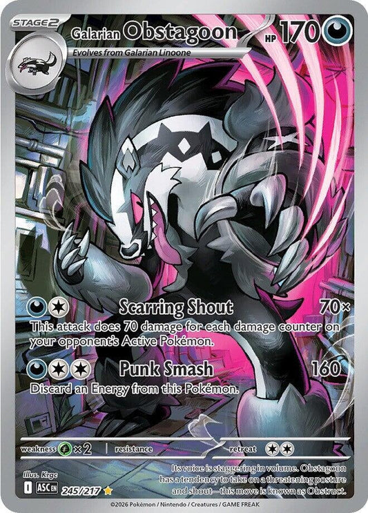 Galarian Obstagoon (245/217) (ME: Ascended Heroes)