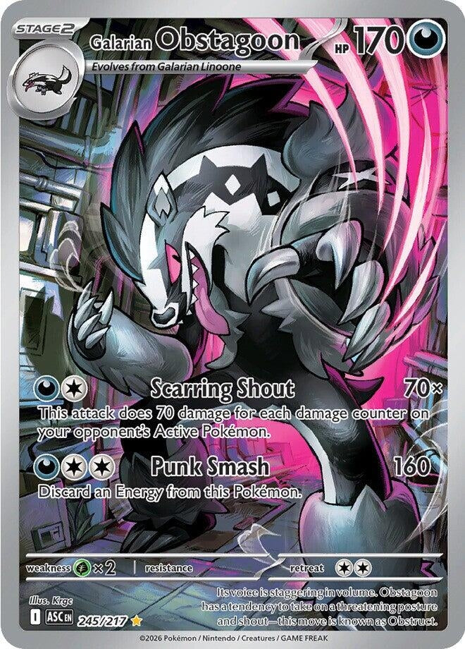 Galarian Obstagoon (245/217) (ME: Ascended Heroes)