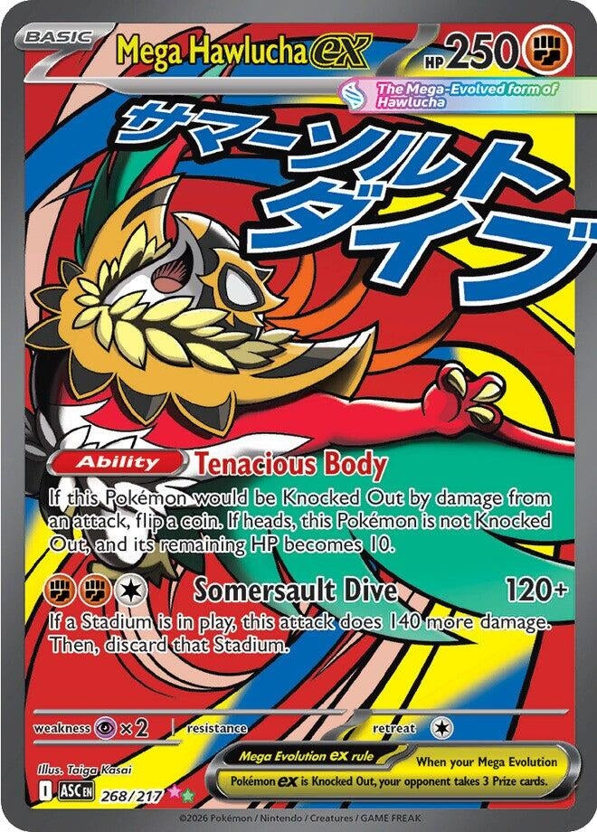 Mega Hawlucha ex (268/217) (ME: Ascended Heroes)