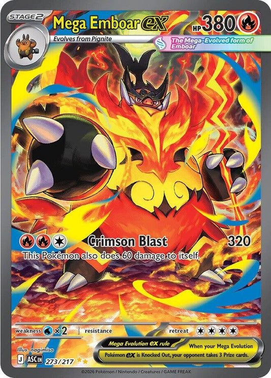 Mega Emboar ex (273/217) (ME: Ascended Heroes)