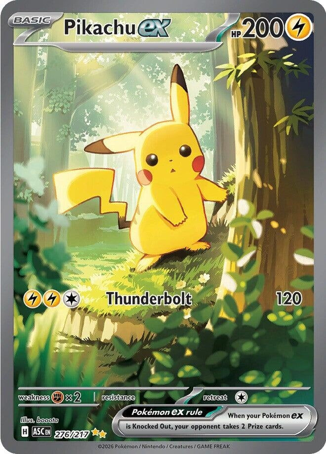 Pikachu ex (276/217) (ME: Ascended Heroes)