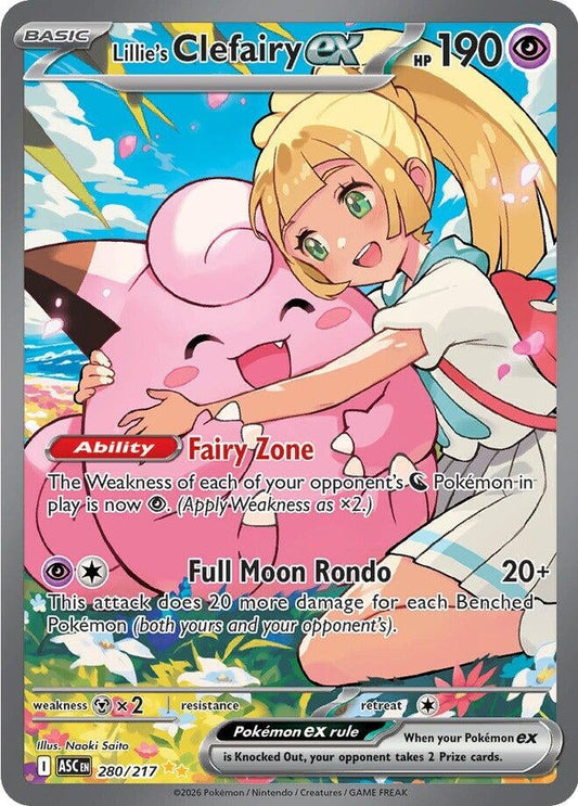 Lillie's Clefairy ex (280/217) (ME: Ascended Heroes)