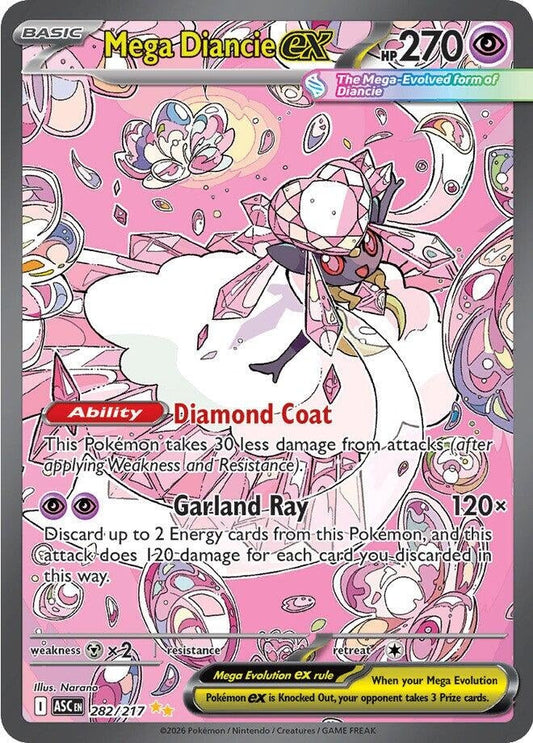 Mega Diancie ex (282/217) (ME: Ascended Heroes)