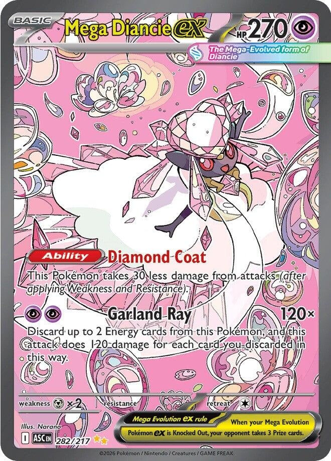 Mega Diancie ex (282/217) (ME: Ascended Heroes)