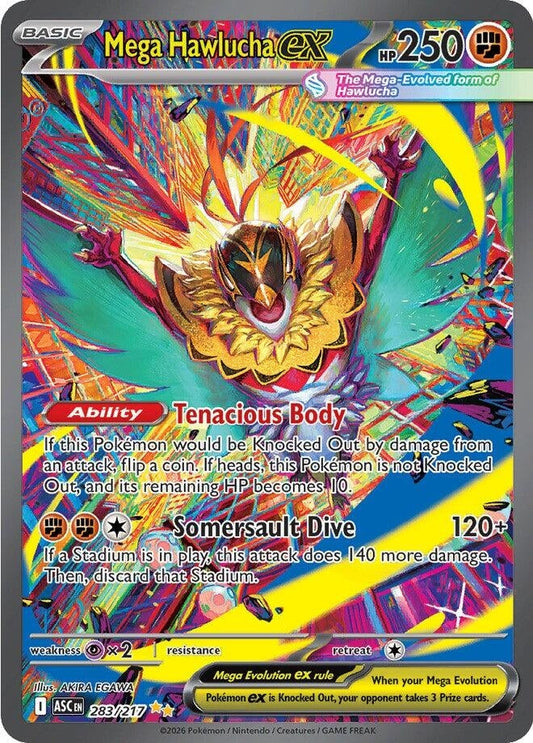 Mega Hawlucha ex (283/217) (ME: Ascended Heroes)