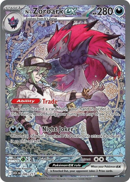 N's Zoroark ex (286/217) (ME: Ascended Heroes)
