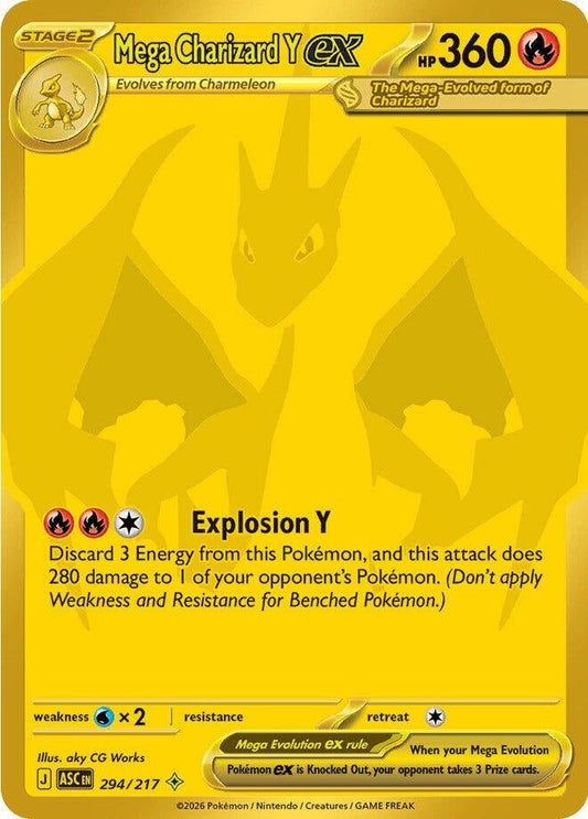 Mega Charizard Y ex (294/217) (ME: Ascended Heroes)