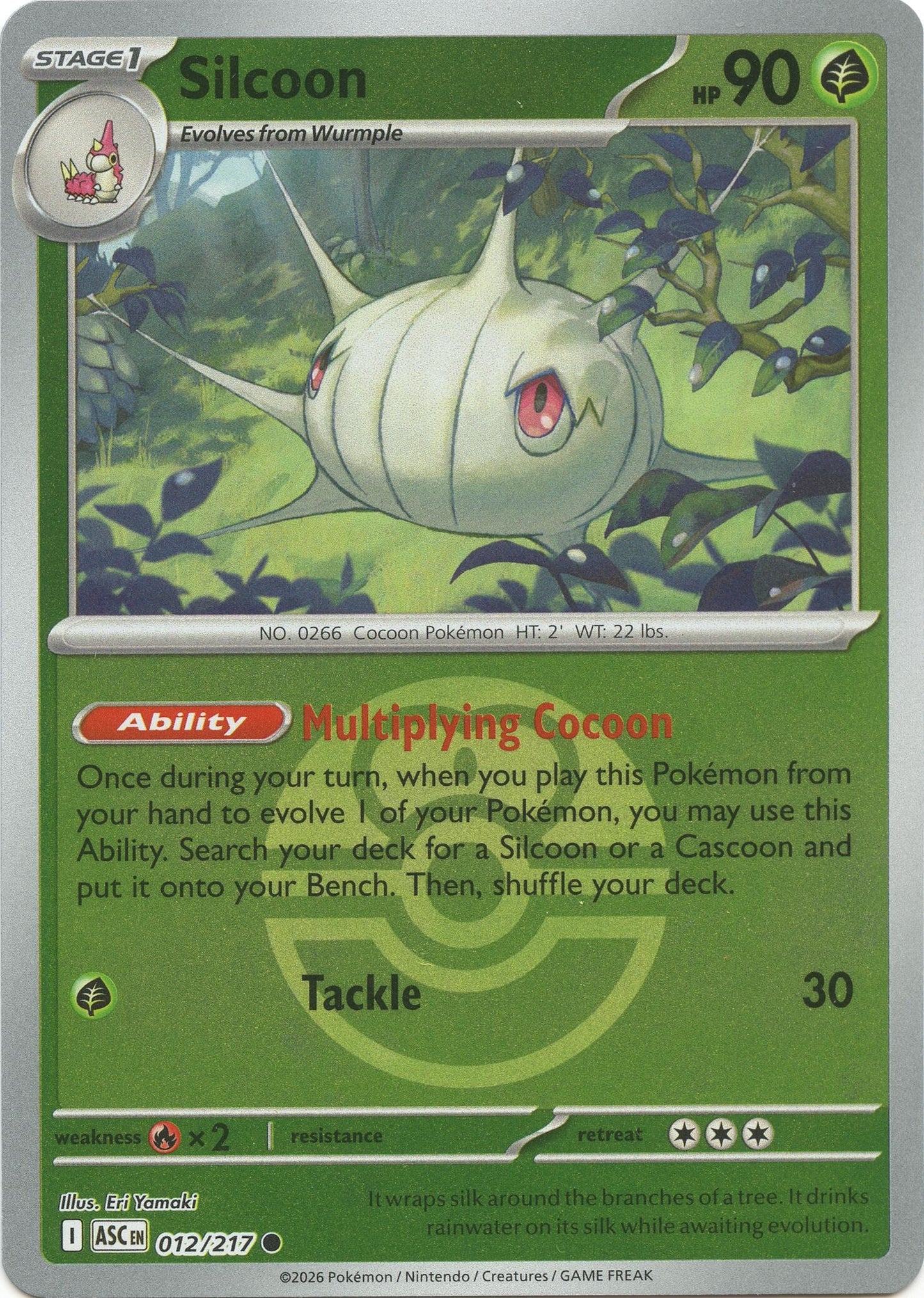 Silcoon (Love Ball) (012/217) (ME: Ascended Heroes)