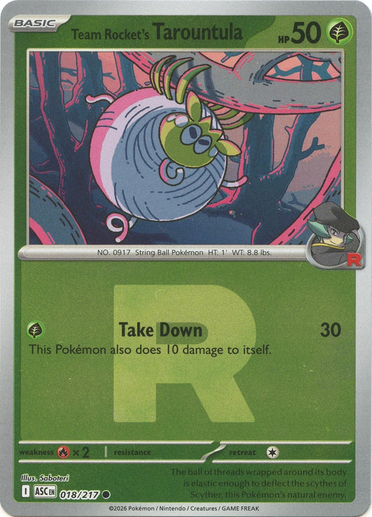 Team Rocket's Tarountula (Team Rocket) (018/217) (ME: Ascended Heroes)