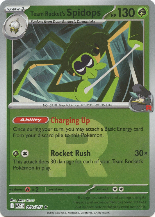 Team Rocket's Spidops (Team Rocket) (019/217) (ME: Ascended Heroes)