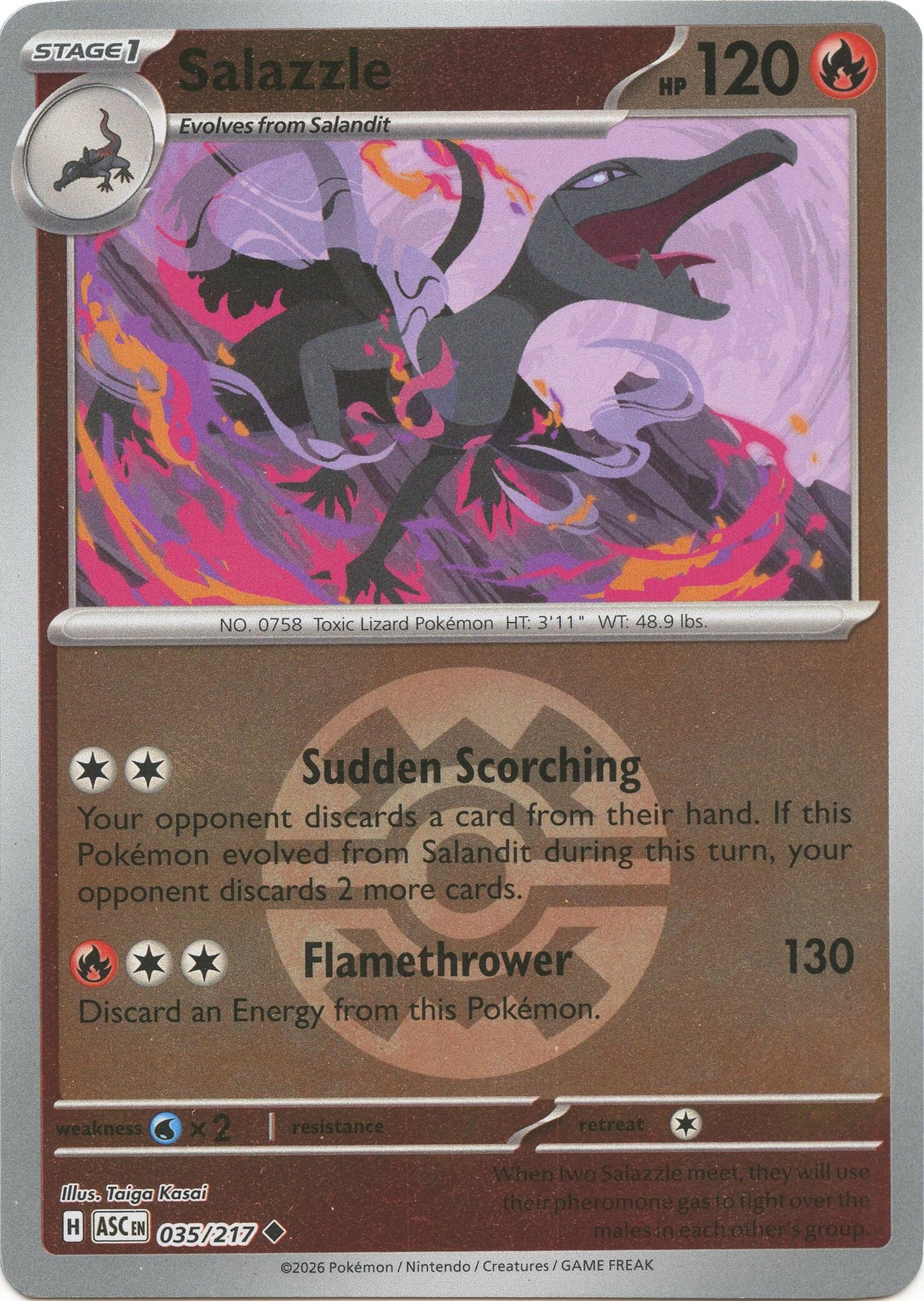 Salazzle - 035/217 (Quick Ball) (035/217) (ME: Ascended Heroes)
