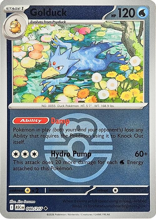 Golduck (Love Ball) (040/217) (ME: Ascended Heroes)