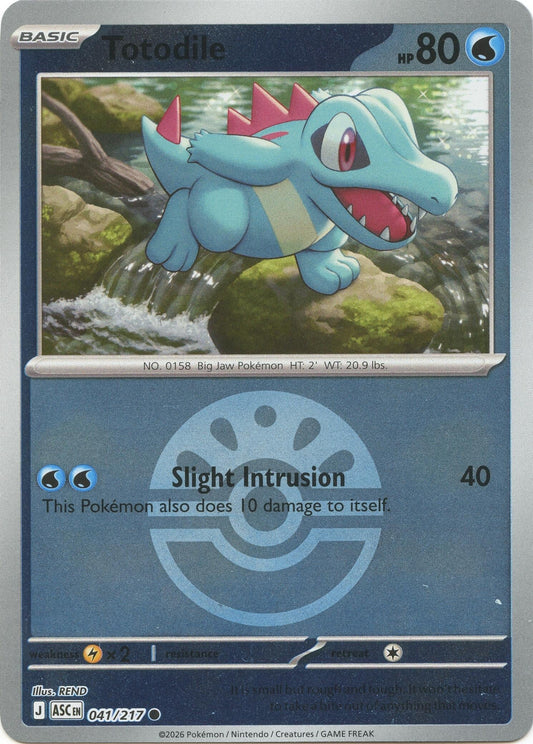Totodile (Friend Ball) (041/217) (ME: Ascended Heroes)