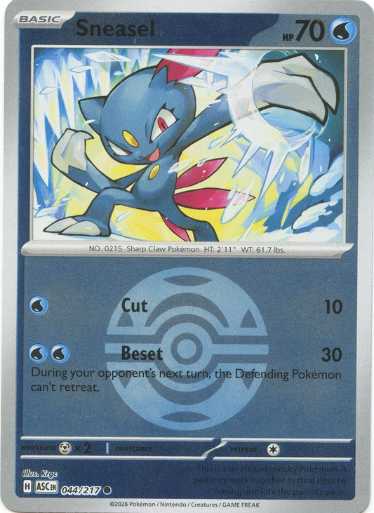 Sneasel (Dusk Ball) (044/217) (ME: Ascended Heroes)